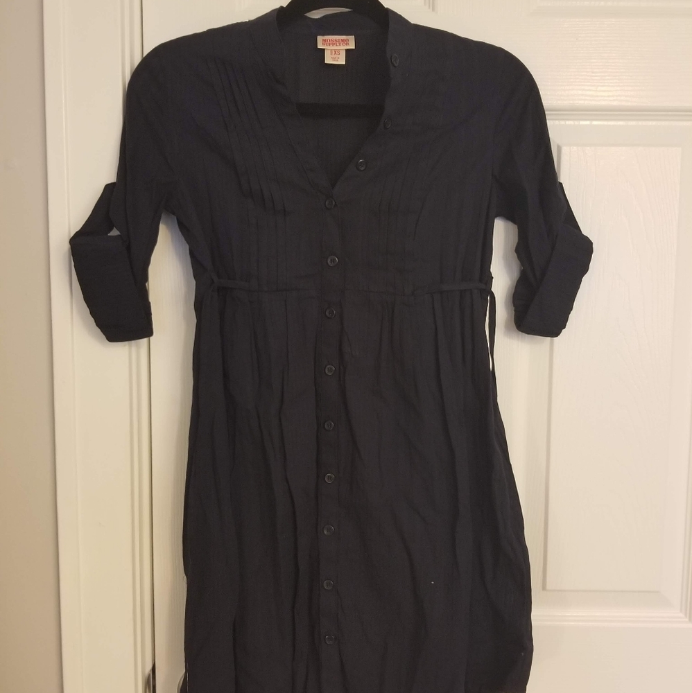 XS Navy shirt dress